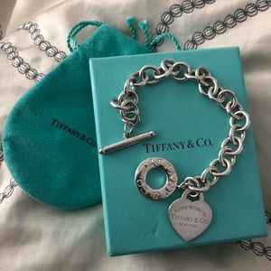 AUTHENTIC RETURN TO TIFFANY HEART TAG BRACELET